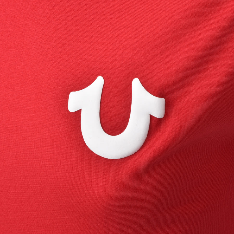Alternative Image for ProductTrue Religion Logo T Shirt Red3